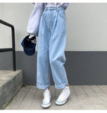 Jeans Femme Pantalones 2020 Korean Loose High Waist Wide Leg Baggy Jeans Women Pants Black Fashion Casual Harajuku Woman Pants